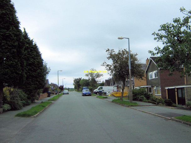 Photo 6"x4" Looking along Pennine Way Biddulph c2010