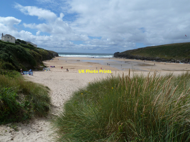 Photo 6"x4" Porthcothan beach Porthcothan c2010