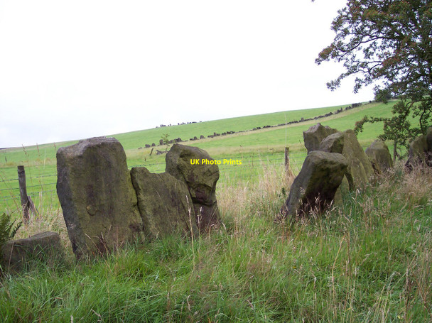 Photo 6"x4" The stone fences of Wycoller Trawden c2010