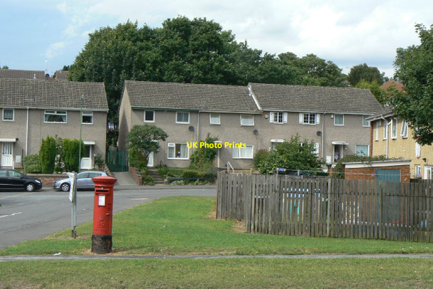 Photo 6"x4" Lytham Gardens postbox ref: NG5 73 Bestwood c2010