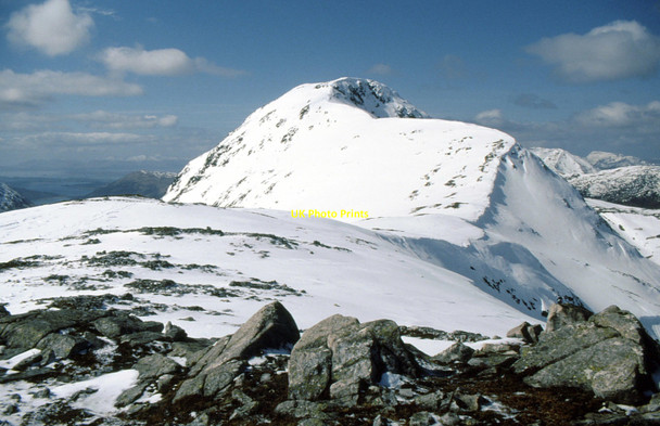Photo 6"x4" East ridge of Beinn Fhionnlaidh Meall nan Gobhar\/NN1049 c1994