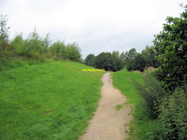 Photo 6"x4" Path down the valley Biddulph c2010