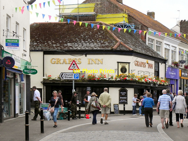 Photo 6"x4" The Grapes Inn, Church Street Falmouth c2010