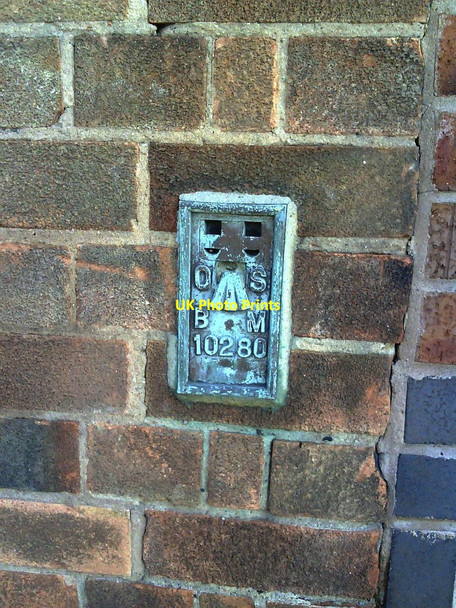 Photo 6"x4" Benchmark on Clothing Direct, Nottingham Road Nottingham\/SK5641 c2010