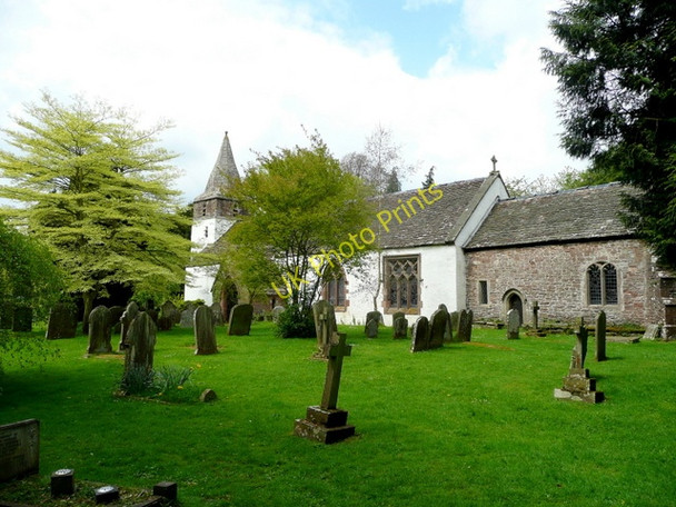 Photo 6"x4" St. Peter's church, Dixton Monmouth\/Trefynwy c2009 P1