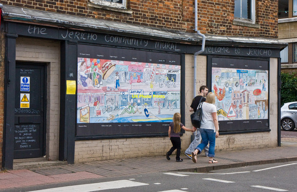 Photo 6"x4" Jericho Community Mural Oxford\/SP5106 c2010