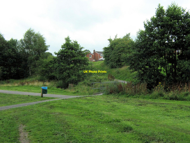 Photo 6"x4" Lower bridge over the brook Biddulph c2010