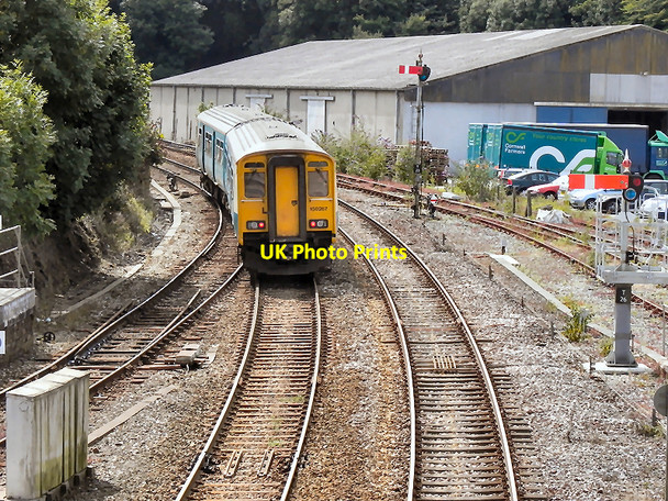 Photo 6"x4" Leaving Truro Truro c2010