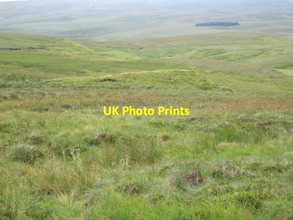 Photo 6"x4" Spoil heap and moorland near Holdenhurth Band Viewing Hill c2010
