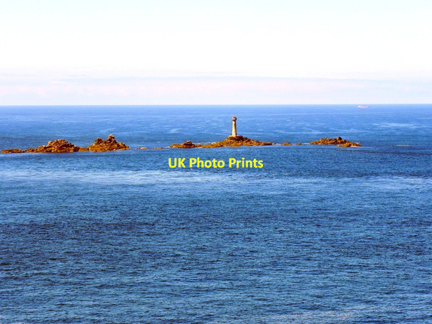 Photo 6"x4" Tal-y-Maen, Carn Bras, and Meinek (Longships) Mayon c2010