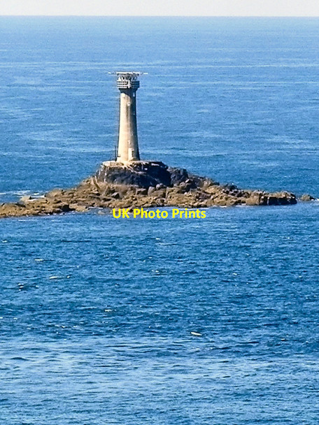 Photo 6"x4" The Longships Lighthouse Mayon c2010