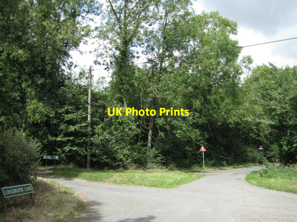 Photo 6"x4" Crossroads, Fernhill Lane and Longbrook Lane Fen End\/SP2275 c2010