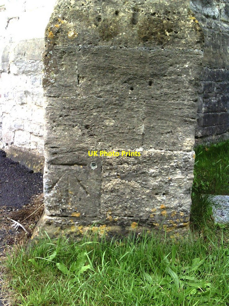Photo 6"x4" Benchmark on Holy Trinity Church, Kellaway Avenue Bristol c2010