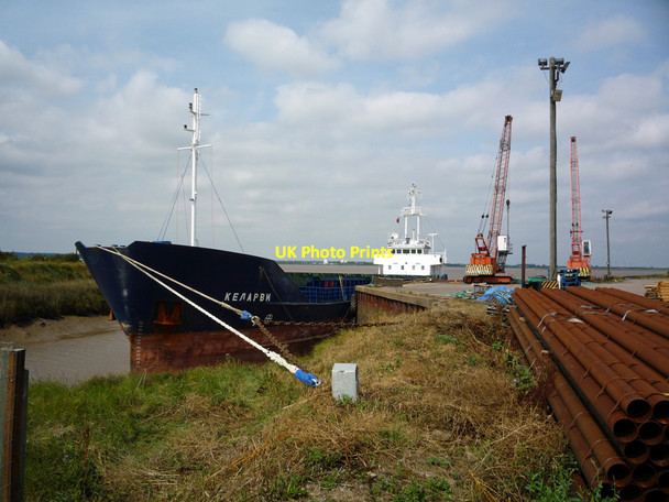 Photo 6"x4" Old Ferry Wharf, Barrow Haven Barrow Haven c2010