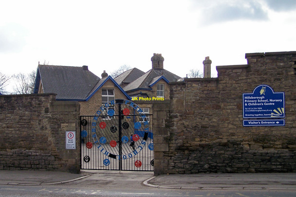 Photo 6"x4" School Gates, Hillsborough Primary School, Catch Bar Lane, Hillsborough, Sheffield Hillsborough\/SK3290 c2010