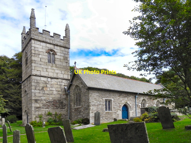 Photo 6"x4" St Mawnan Parish Church Mawnan c2010