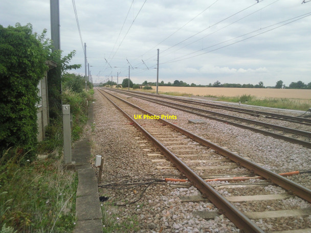 Photo 6"x4" The track side at Abbotts Ripton Abbots Ripton c2010