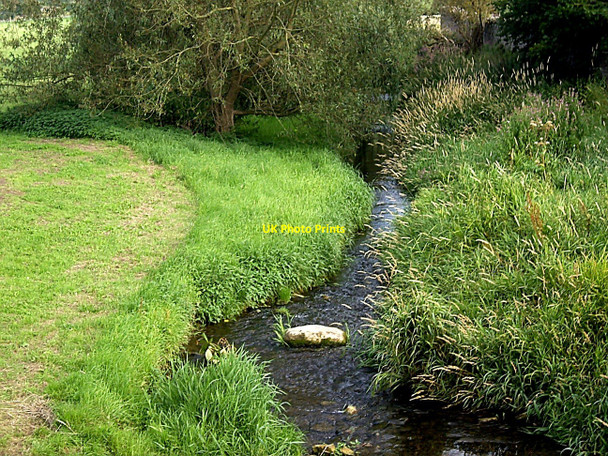 Photo 6"x4" Downstream Aldbrough Beck Aldbrough St John c2010