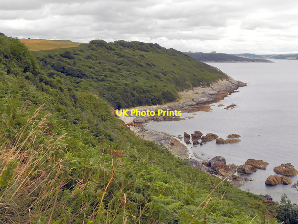 Photo 6"x4" Pennance Point Falmouth c2010