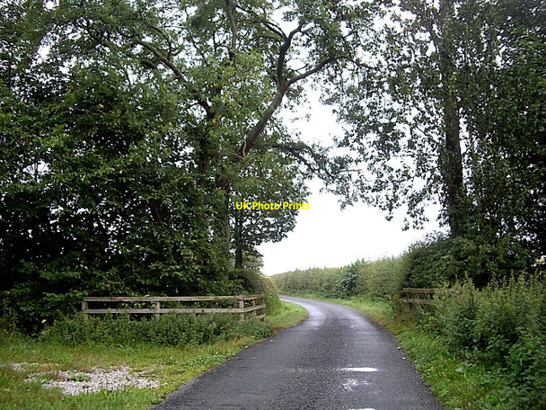 Photo 6"x4" Bend in Cow Lane Middleton Tyas c2010