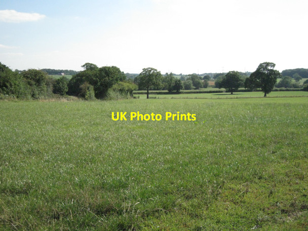 Photo 6"x4" Fields southwest of Firs Farm Barston c2010