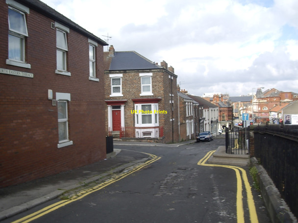 Photo 6"x4" Junction of North Eastern Terrace with Pensbury Street Darlington c2010