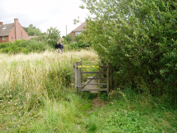 Photo 6"x4" Gate and footbridge on Sussex Border Path Ditchling c2009
