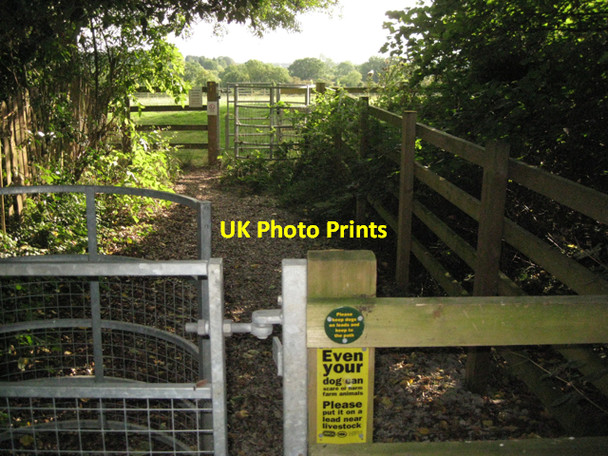 Photo 6"x4" Two kissing gates south of Barston churchyard Barston c2010
