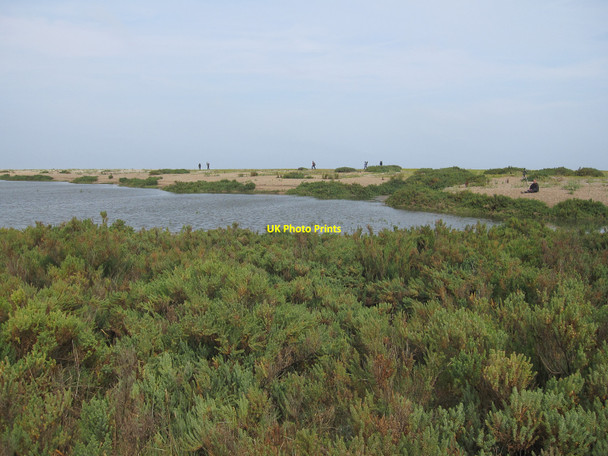 Photo 6"x4" Blakeney Point at spring high tide Blakeney\/TG0243 c2010