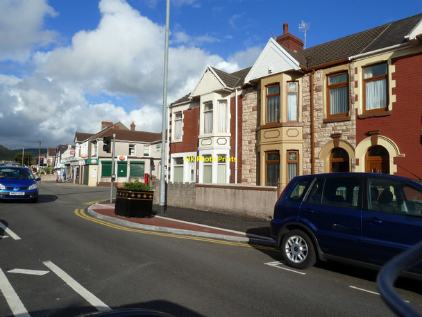 Photo 6"x4" Victoria Road crossing with Addison Road, with Post Office, Aberavon Port Talbot c2010