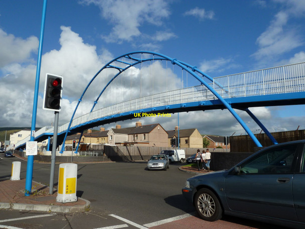 Photo 6"x4" New footbridge over Afan Way Port Talbot c2010
