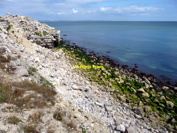 Photo 6"x4" Cliff top near Disused Quarries, Portland, Dorset Southwell\/SY6870 c2010