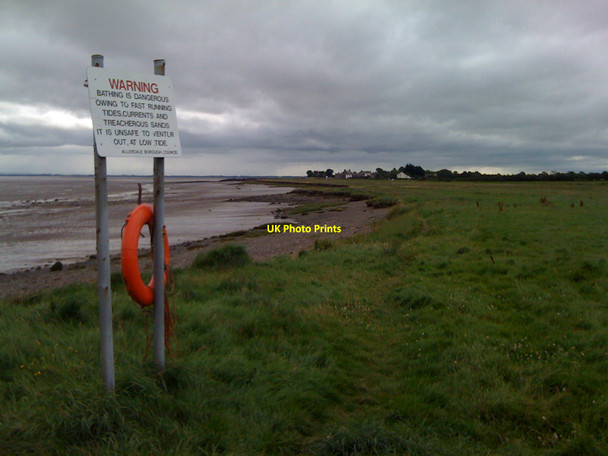 Photo 6"x4" Shore of the Solway Firth, looking toward Port Carlisle Bowness-on-Solway c2010