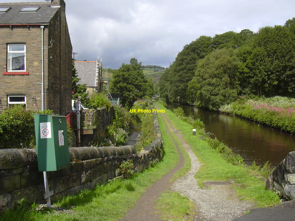 Photo 6"x4" Walsden Water and The Rochdale Canal at Walsden,Calderdale Todmorden c2010