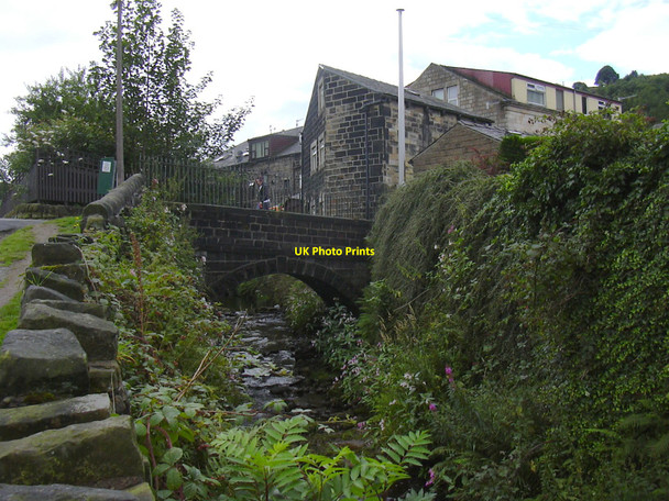 Photo 6"x4" Alma Road Bridge over Walsden Water, Walsden Todmorden c2010