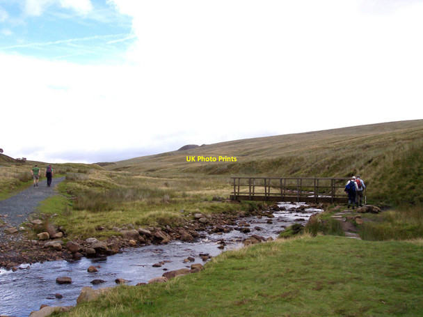 Photo 6"x4" Footbridge over Little Dale Beck Ribble Head\/SD7779 c2010
