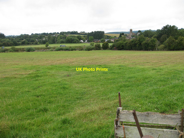 Photo 6"x4" Riverside pasture, Ruxton King's Caple c2010