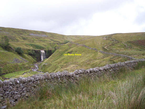Photo 6"x4" Waterfall on Force Gill from Dales Way path Ribble Head\/SD7779 c2010