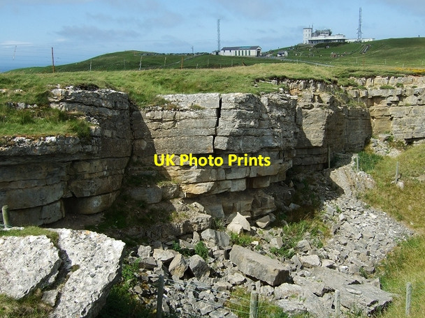 Photo 6"x4" Summit Complex Building viewed from Bishops Quarry Llandudno c2010