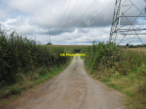 Photo 6"x4" Power lines passing overhead Kynaston\/SO5427 c2010