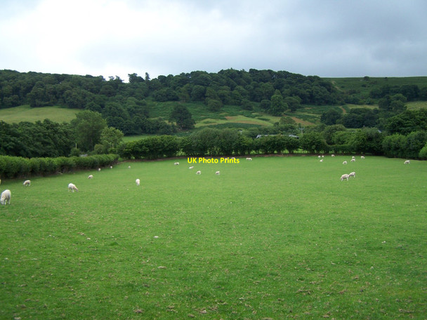 Photo 6"x4" View Near St Meugan's Church Llanfrynach c2010