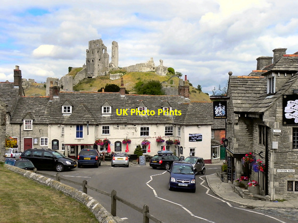 Photo 6"x4" Corfe Castle Corfe Castle c2010