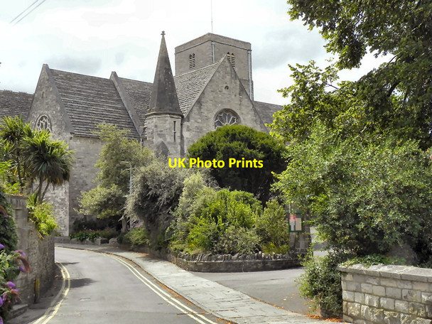 Photo 6"x4" The Parish Church of St Mary The Virgin Swanage c2010