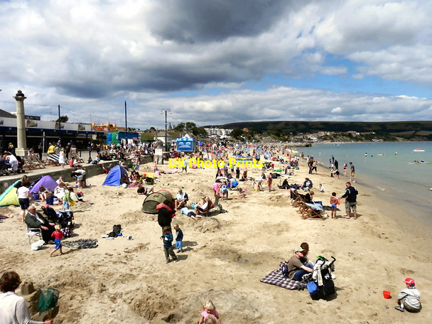 Photo 6"x4" Swanage Beach Swanage c2010 P1