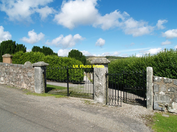 Photo 6"x4" Cemetery Gates at Auchencairn. Auchencairn\/NX7951 c2010