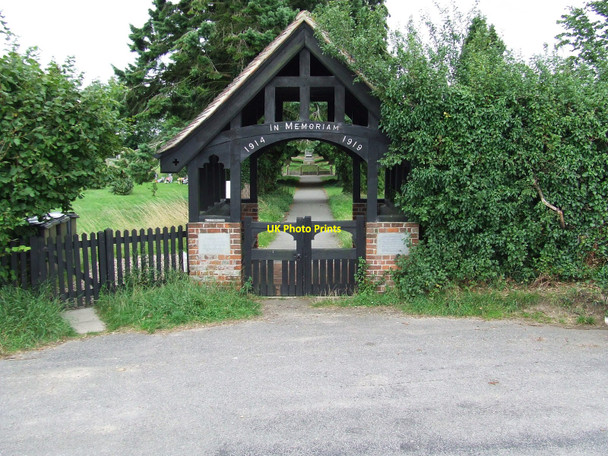 Photo 6"x4" Lych Gate Grinstead Hill c2010