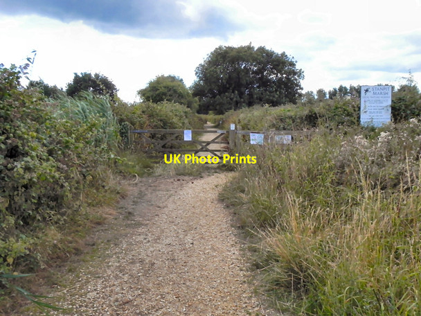 Photo 6"x4" Path To Stanpit Marsh Nature Reserve Christchurch\/SZ1592 c2010