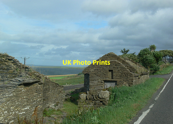Photo 6"x4" Derelict Buildings near Curister Quarry Cursiter c2010