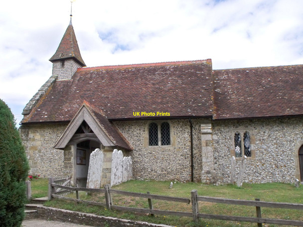 Photo 6"x4" St Peter's, Racton, West Sussex Walderton c2010