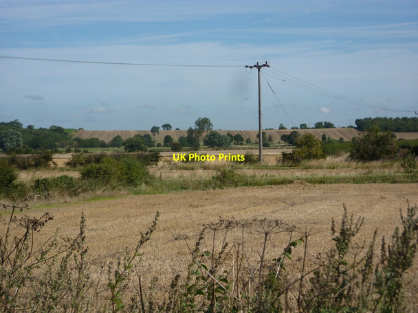 Photo 6"x4" Fields north of the track to the Mattersey Priory Mattersey c2010